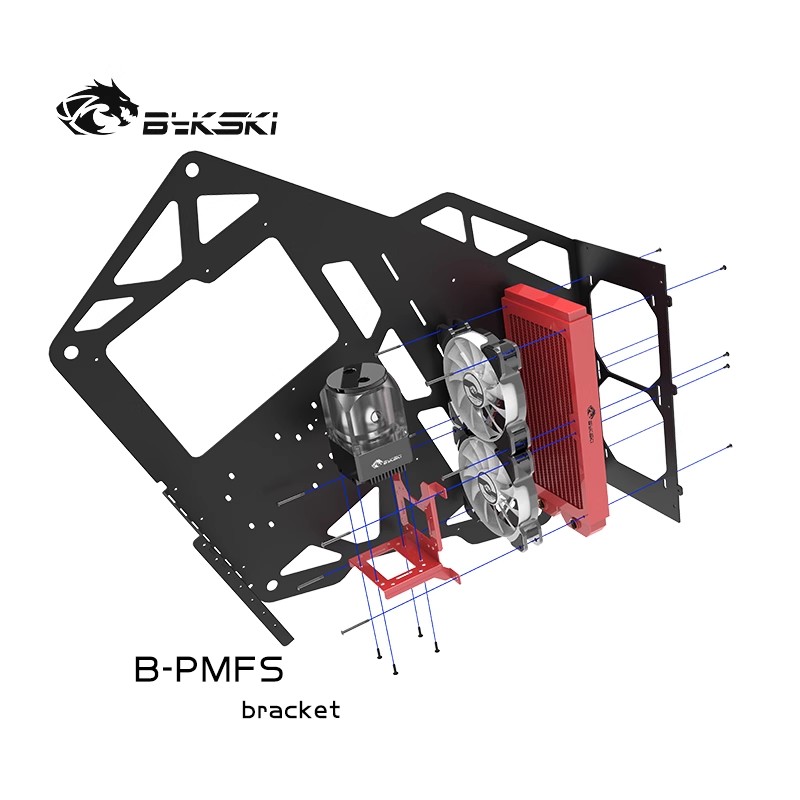 Gasket Mount Kit - Bykski Multifunktionshalterung / Wasserpumpen-Tankhalterung / Kühlerhalterung