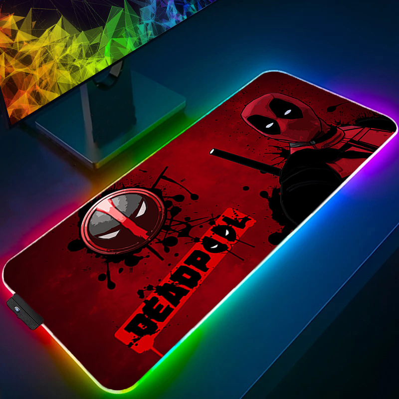 Gaming Keyboard Theme - LED Mauspad Gaming Hintergrundbeleuchtung Lock Edge