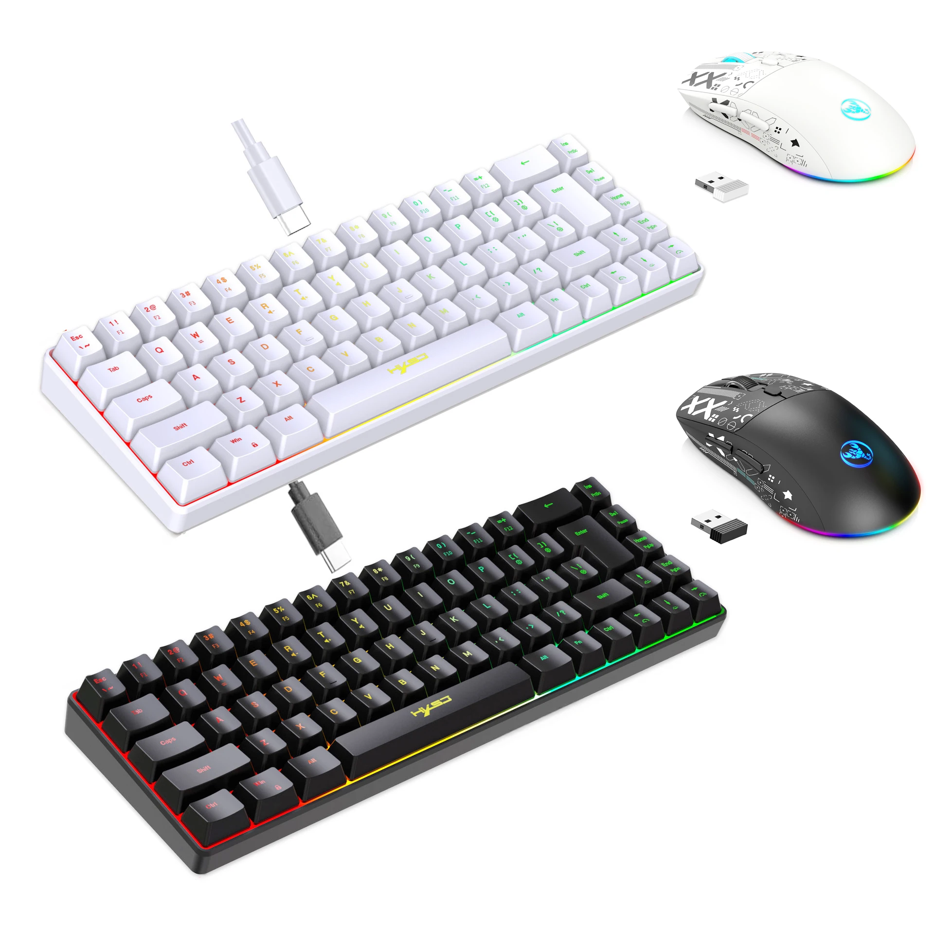 Gaming Keyboard Mouse And Headset Combo - Tastatur- und Maus-Kombi-Set mit Hintergrundbeleuchtung, Gamer-Tastatur