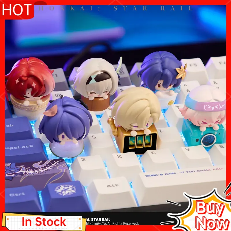 Gaming Keyboard Ergo - Mihoyo Honkai Star Rail Anime-Figur Blind