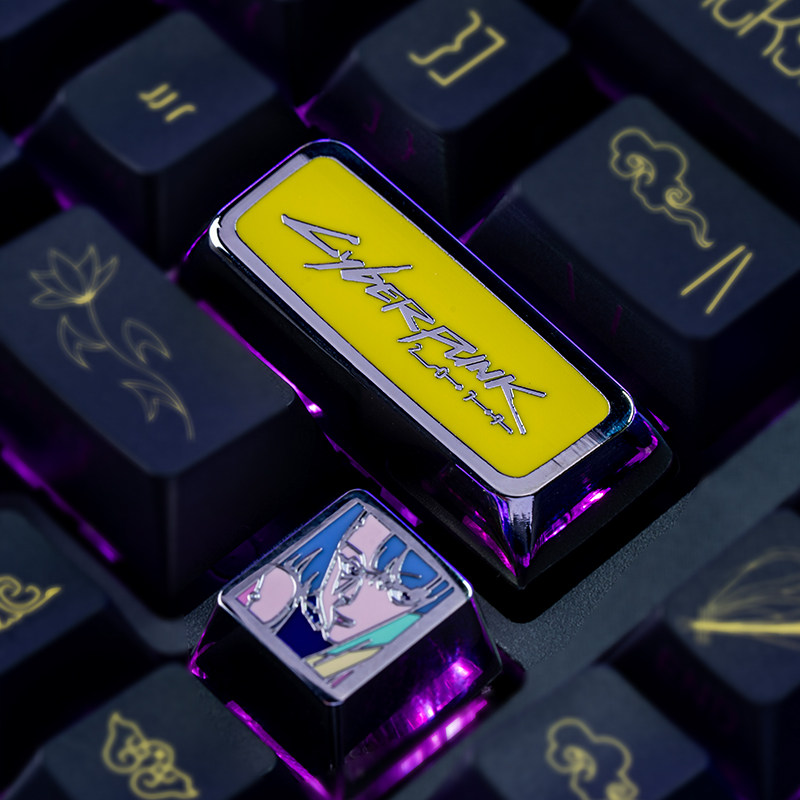 Gaming Keyboard Theme - Anime-Tastenkappen Cyberpunk 2077 Thema Mechanische Tastatur