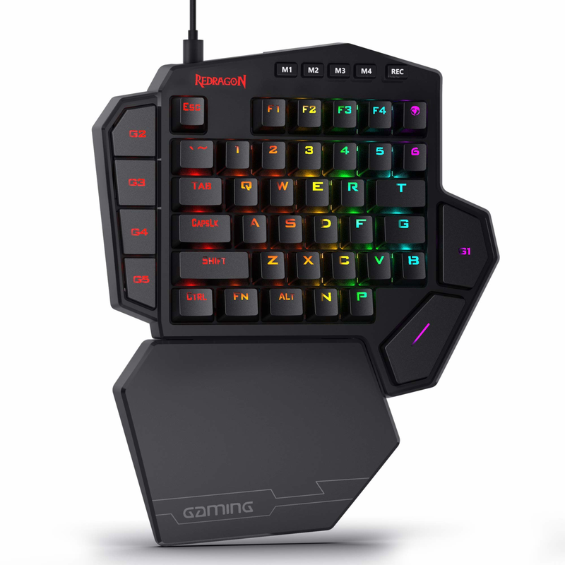 Redragon K585 DITI Einhändige  – Gaming Keyboard Half Bewertung und Preis