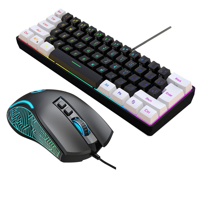 Tastatur und Maus 60% Computer – Gaming Keyboard Mouse And Headset Combo Bewertung und Preis