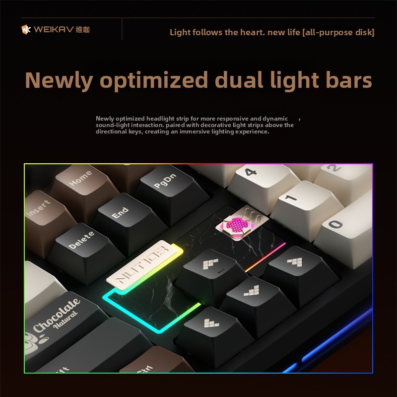 WEIKAV NUT108 Mechanische Tast – Gaming Keyboard Mechanical Wireless Bewertung und Preis