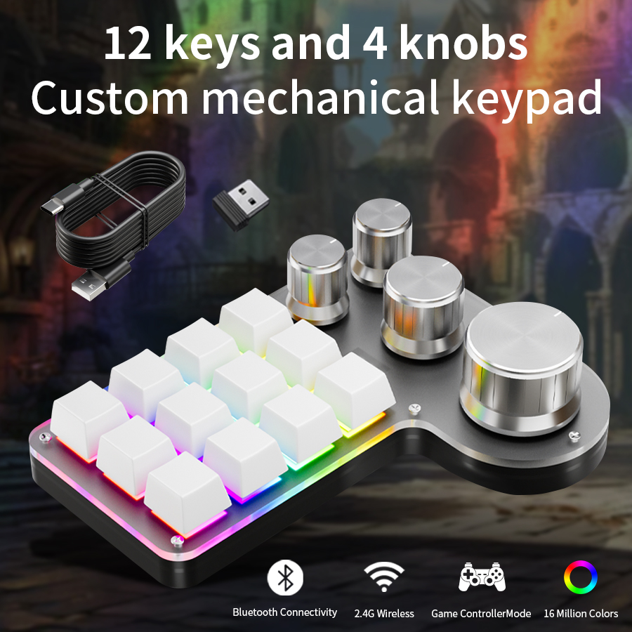 3 Modi, 12 Tasten, mechanische – Gaming Keyboard Half Bewertung und Preis