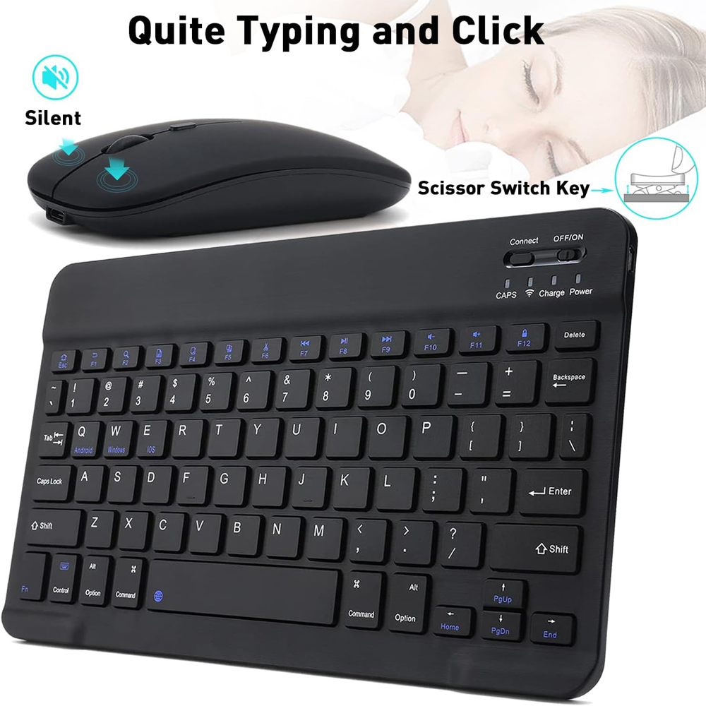 10-Zoll-Wireless-Bluetooth-Min – Gaming Keyboard Mouse Wireless Bewertung und Preis