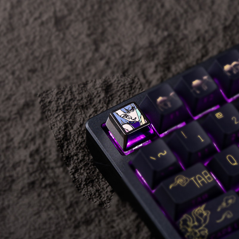 Anime-Tastenkappen Cyberpunk 2 – Gaming Keyboard Theme Bewertung und Preis