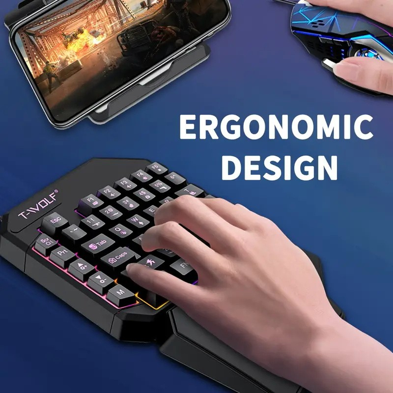 FocusOnPC TF900 2-in-1 Mobiler – Gaming Keyboard Mouse And Headset Combo Bewertung und Preis