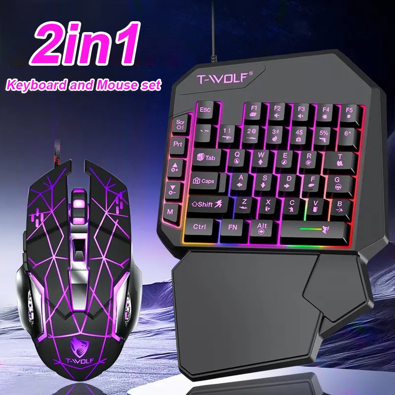 FocusOnPC TF900 2-in-1 Mobiler – Gaming Keyboard Mouse And Headset Combo Bewertung und Preis