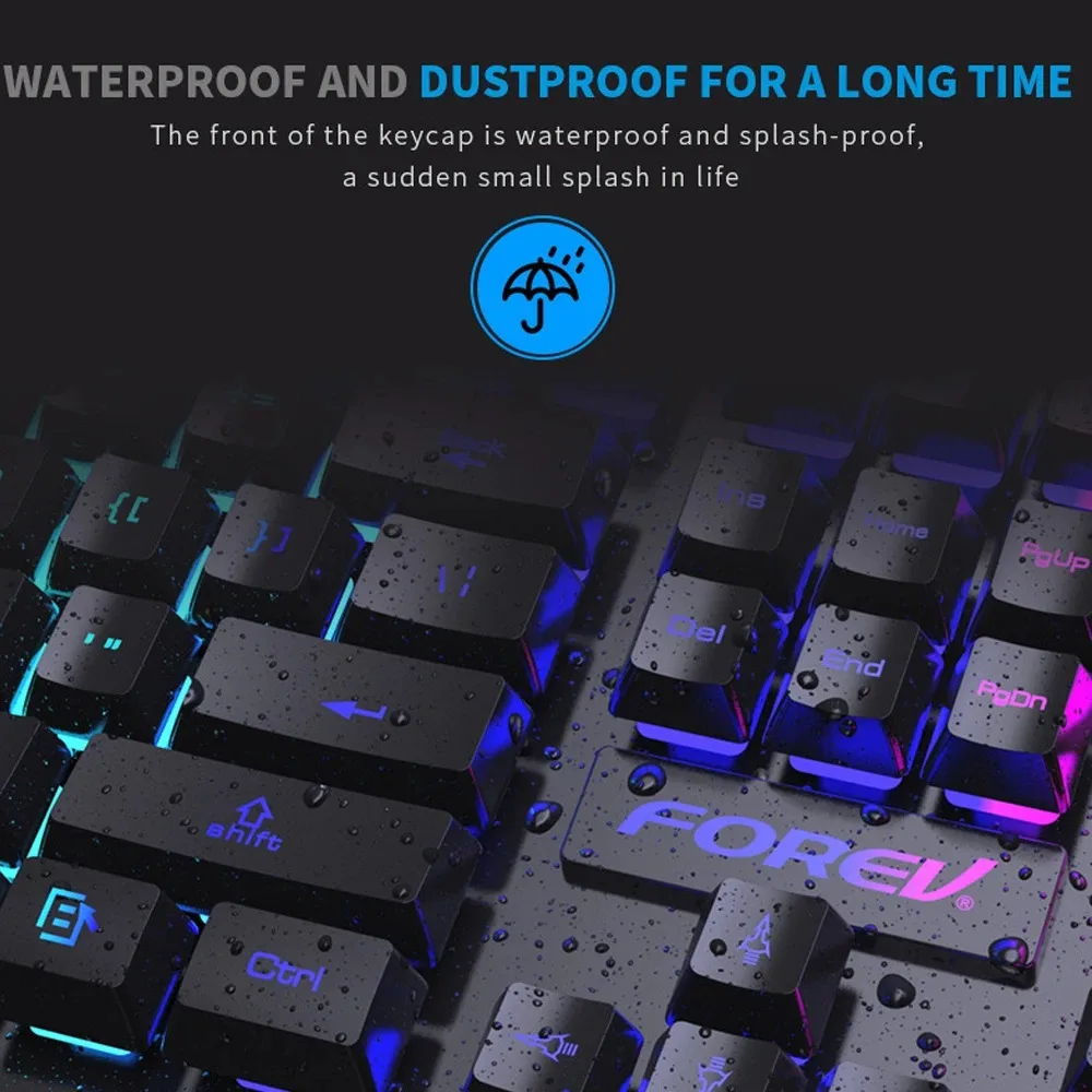 Mechanische Tastatur mit 104 T – Gaming Keyboard Mouse And Headset Combo Bewertung und Preis