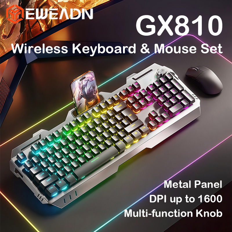 EWEADN GX810 Kabellose Tastatu – Gaming Keyboard Mouse And Headset Combo Bewertung und Preis