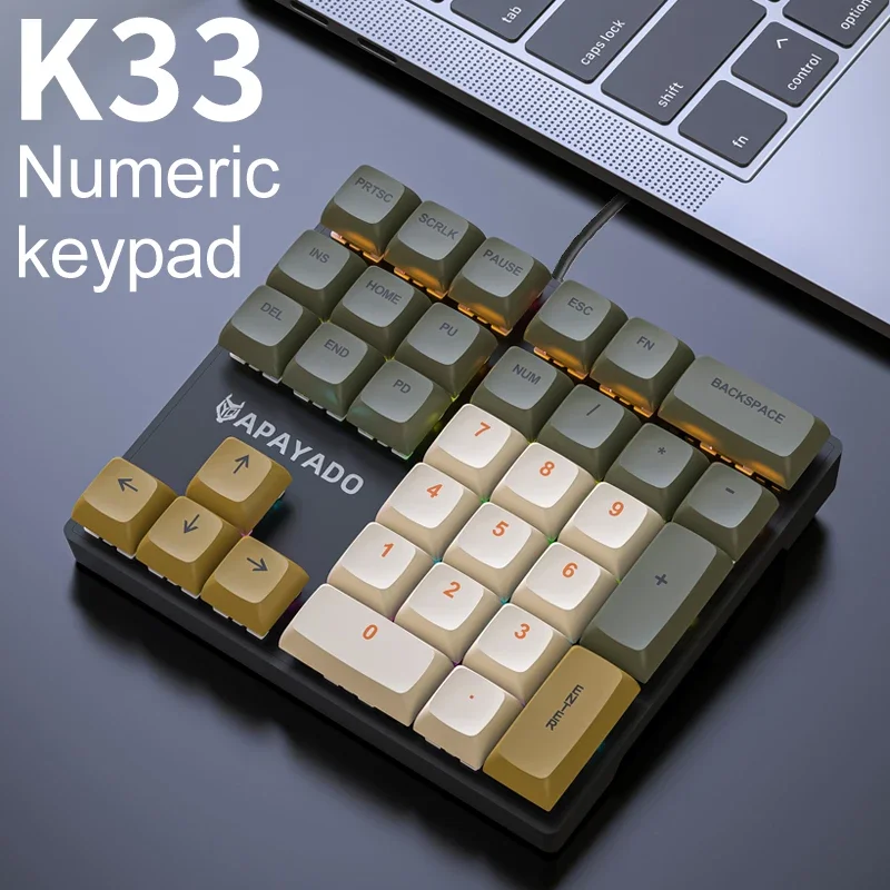 K33 Kabelgebundener mechanisch – Gaming Keyboard Half Bewertung und Preis