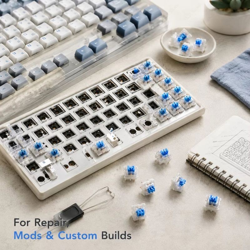DT21 100 Stück DIY Mechanische – Keyboard Gaming Blue Switch Bewertung und Preis
