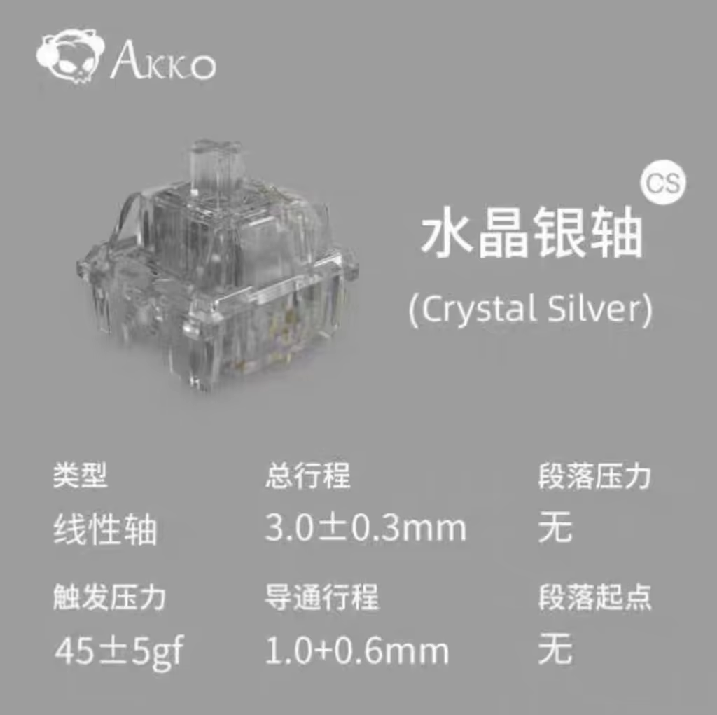Akko Crystal V3-Schalter, Wein – Keyboard Gaming Blue Switch Bewertung und Preis